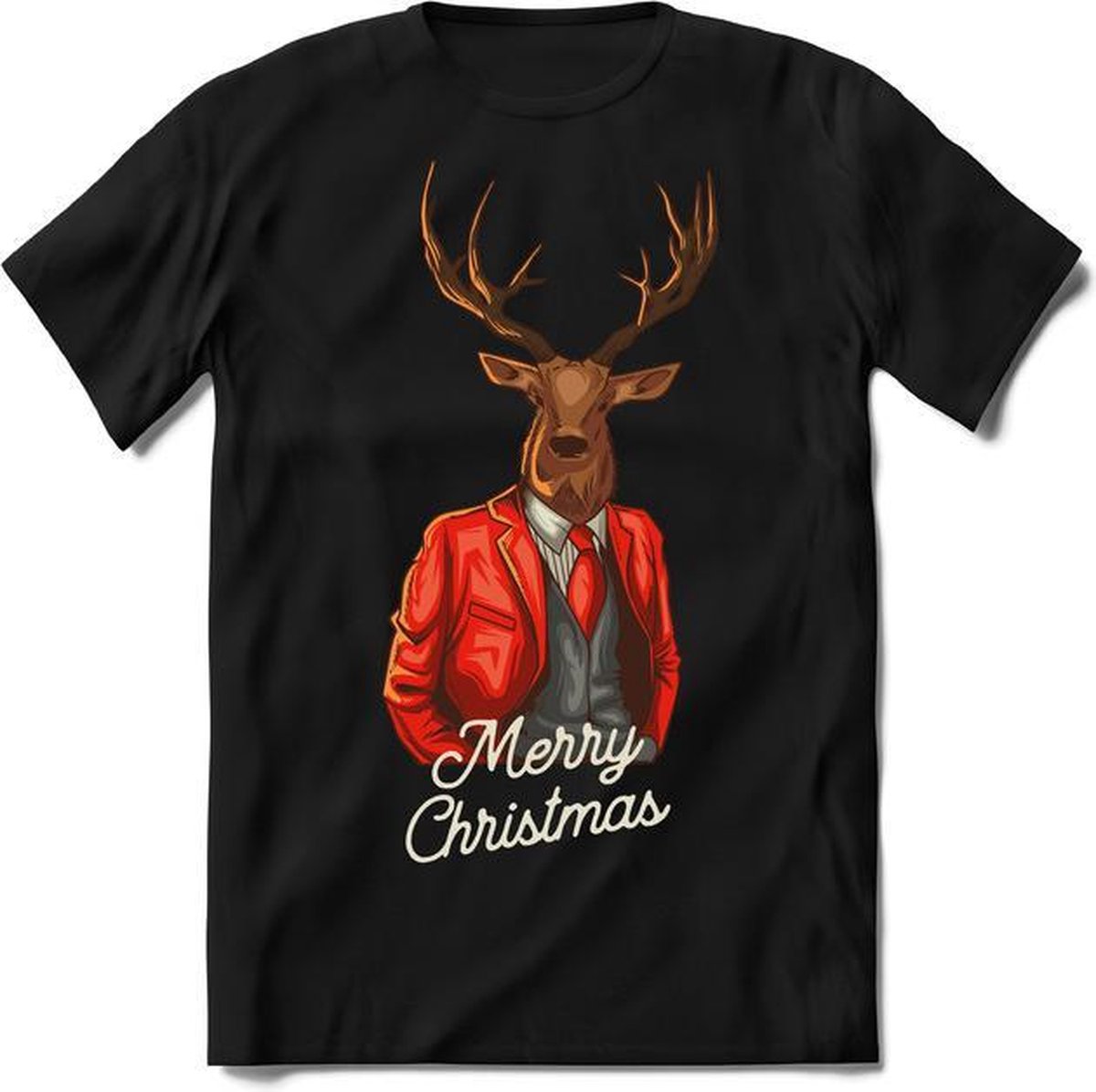 Classy hert Kerst T-shirt| Dames/Heren|Grappige Foute kersttrui Shirt Cadeau|Mannen/Vrouwen|Leuke Elf, Rendier, Kerstboom en Kerstballen Ontwerpen. maat 3XL